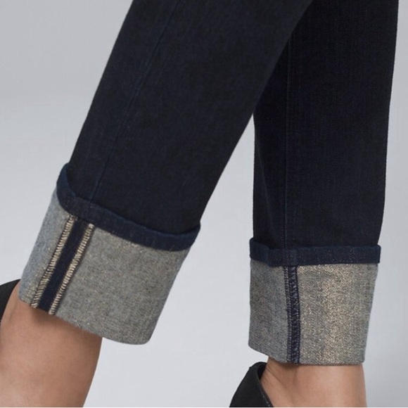 WHBM Shimmer Cuff Slim Ankle Jean - Picture 1 of 16